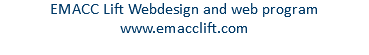 EMACC Lift Webdesign and web program www.emacclift.com